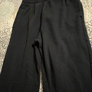 Black sweatpants - hollister